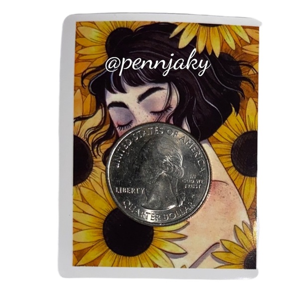 SUNFLOWER lovers sticker for water bottles laptops cards crafts laptop etc - Picture 2 of 4